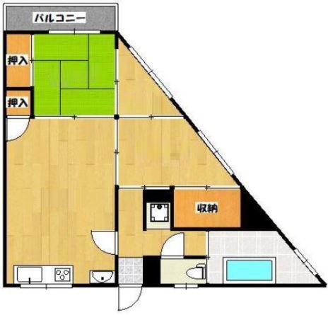 森園ハイツ(2SLDK/2階)の間取り写真