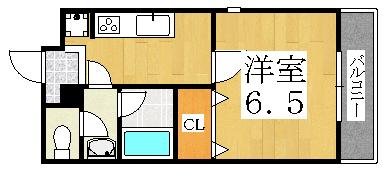 ソフィアコート(1K/2階)の間取り写真