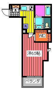 南浦和3丁目計画(1K/2階)の間取り写真