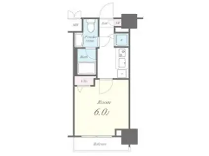 セイワパレス東三国駅前(1K/3階)の間取り写真