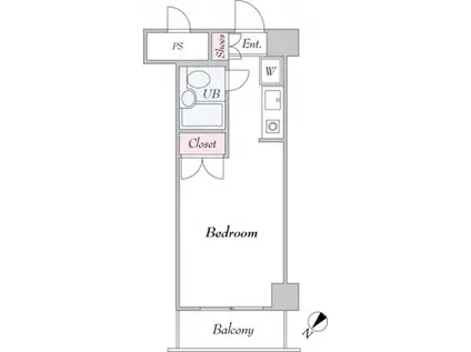 T′S ECO川崎(ワンルーム/3階)の間取り写真