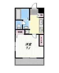 GRAND(1K/3階)の間取り写真