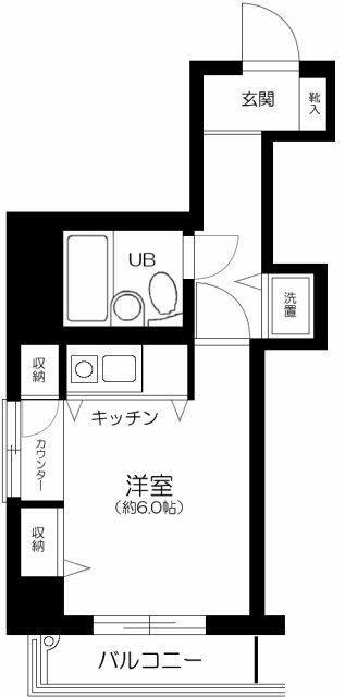 ワコーレ大森(ワンルーム/7階)の間取り写真