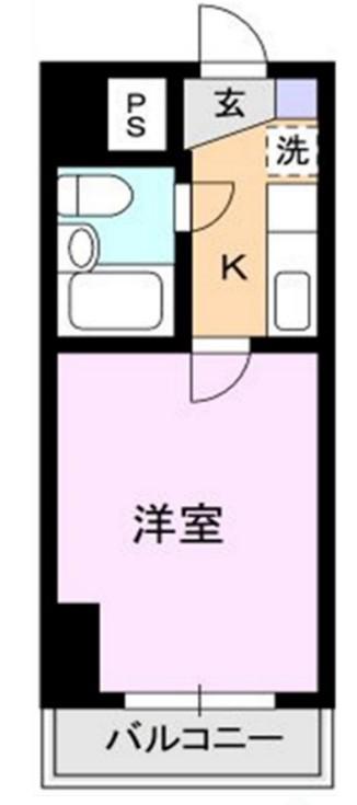 モナークマンション橋本弐番館(1K/9階)の間取り写真