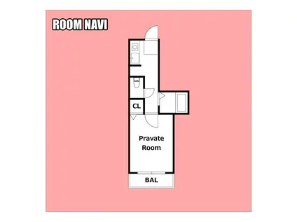 アイ・エステイト蔵本(1K/4階)の間取り写真