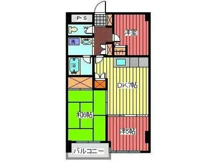 グランエトワール(3DK/2階)の間取り写真