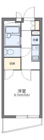 レオパレス久保吉(1K/1階)の間取り写真