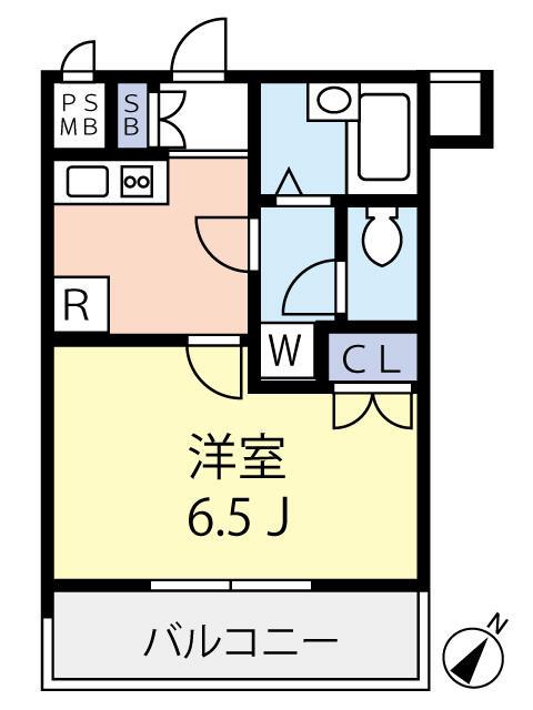 グランヴァン板橋本町エコヴェルデ(1K/3階)の間取り写真