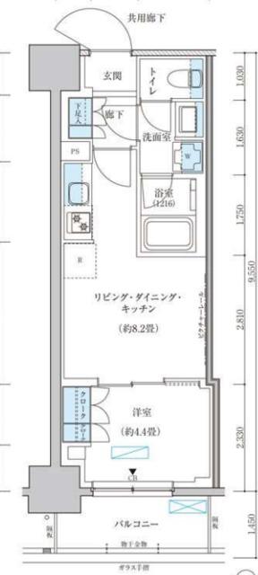 パークアクシス池袋イースト(1LDK/3階)の間取り写真