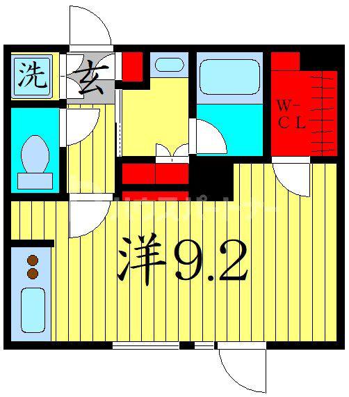 OMOCI AD OYAMA(ワンルーム/1階)の間取り写真