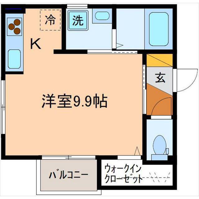 INTEGRAL堀川(ワンルーム/3階)の間取り写真