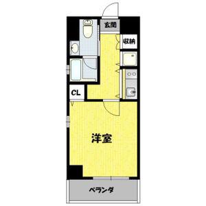 IZUMI(1K/8階)の間取り写真