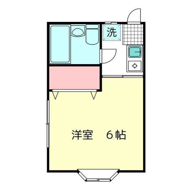 YES日吉(1K/1階)の間取り写真
