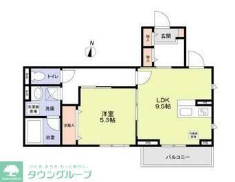 京急本線 北品川駅 徒歩11分 3階建 築5年(1LDK/3階)の間取り写真