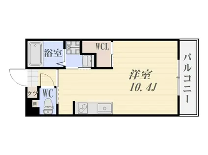 BLD.KIHARA.NO5(ワンルーム/2階)の間取り写真