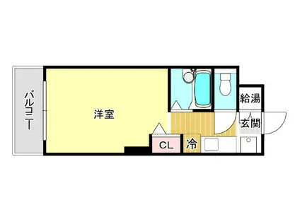 ステラ向野(ワンルーム/3階)の間取り写真