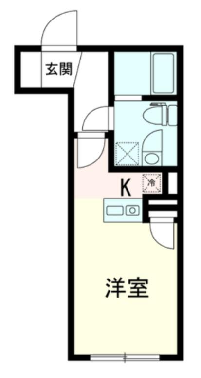 THE14 ITABASHI(ワンルーム/4階)の間取り写真
