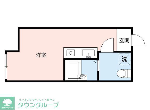 PRIMERA川崎(ワンルーム/2階)の間取り写真