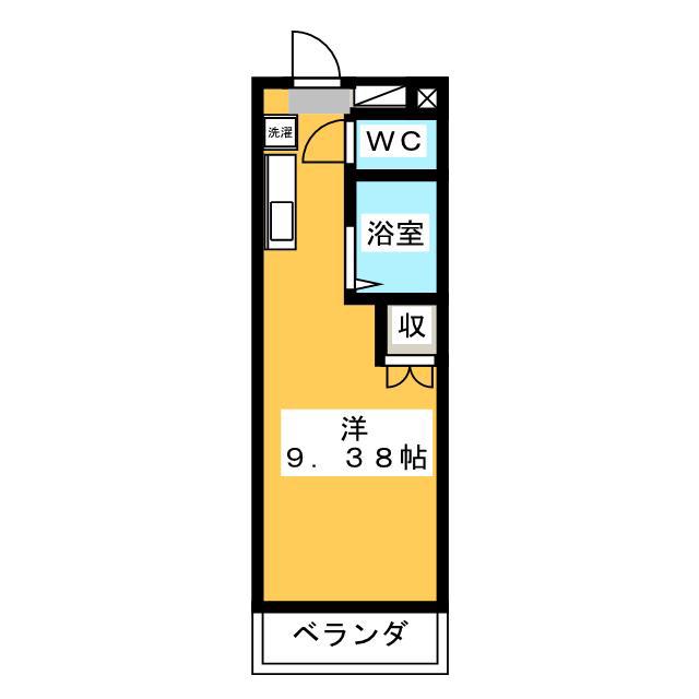 SAM-1(ワンルーム/3階)の間取り写真