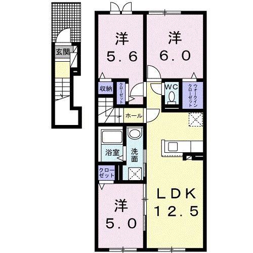 トアリス(3LDK/2階)の間取り写真