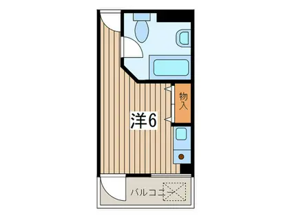 コンフォートマンション(ワンルーム/3階)の間取り写真