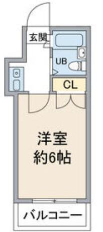 レオパレス陸前(1K/1階)の間取り写真