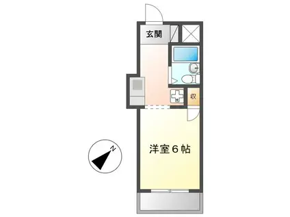 レスパス千種(1K/8階)の間取り写真