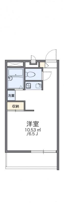 レオパレス田川II(1K/3階)の間取り写真