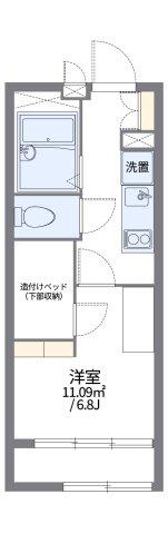 レオパレス一水(1K/2階)の間取り写真