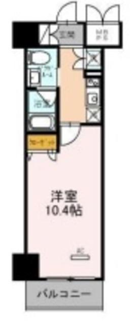 フェニックスレジデンス堺東(1K/6階)の間取り写真