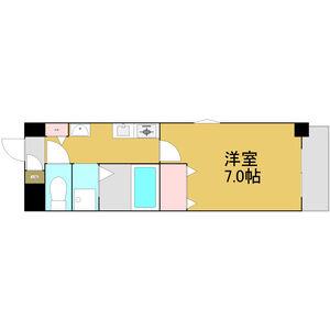 ヴェルディー橘(1K/2階)の間取り写真