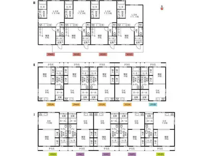 第3の森サードプレイスNAGAYA(1DK/1階)の間取り写真