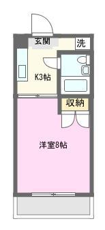 アパルトーノイン(1K/1階)の間取り写真