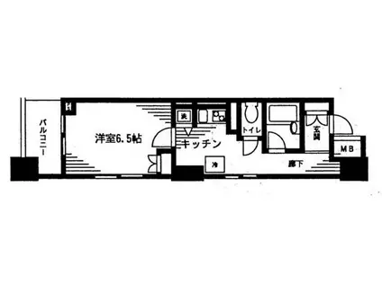 レジディア日本橋馬喰町(1K/5階)の間取り写真