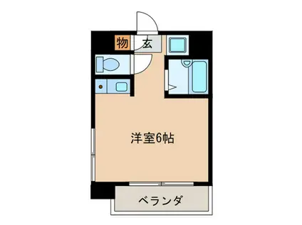 フォトリエ モリ(ワンルーム/7階)の間取り写真