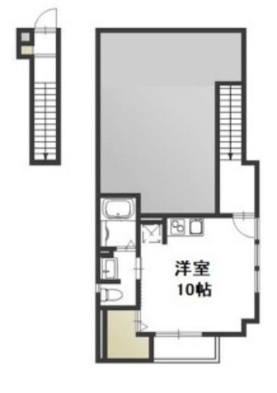 NSD出石町(ワンルーム/2階)の間取り写真