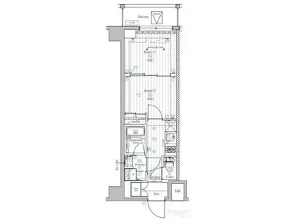PREMIUM CUBE 西荻窪MO(2K/1階)の間取り写真