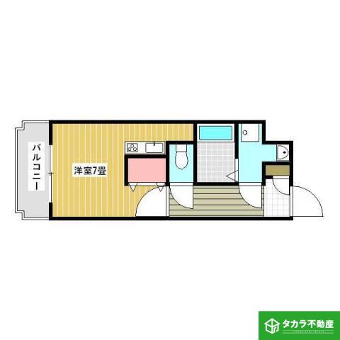 トレステーラ桜ヶ丘(ワンルーム/7階)の間取り写真