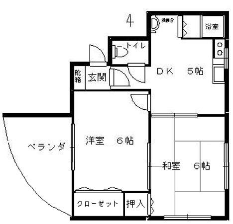 あゆみ王子ハウス(2DK/1階)の間取り写真