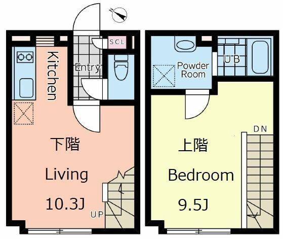 パセオ西新宿五丁目1(1LDK/4階)の間取り写真