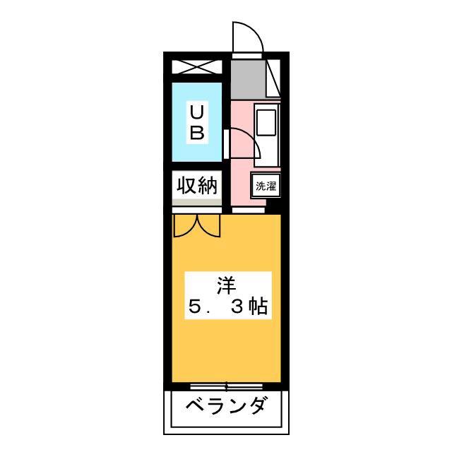 ダイホープラザ井荻(ワンルーム/4階)の間取り写真