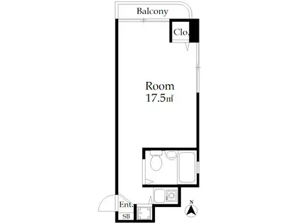 キャニオンシティ東洋ビル(ワンルーム/3階)の間取り写真