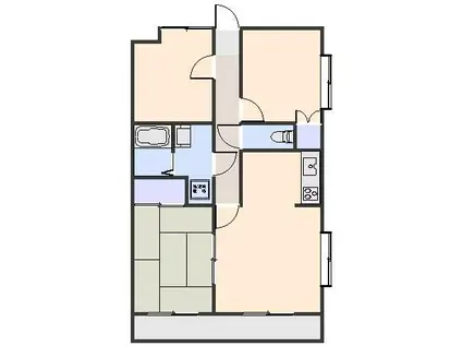 ホワイトタウン瀬山(3LDK/3階)の間取り写真