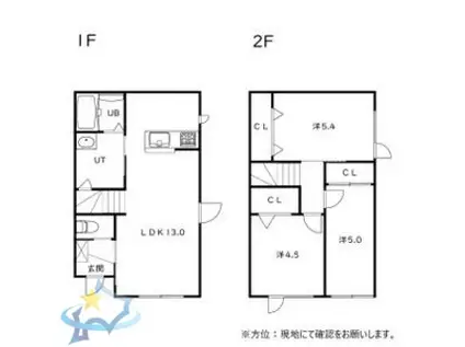 MAISON DE COCO(3LDK/1階)の間取り写真