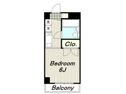 サンヒルズ大塚(1K/3階)の間取り写真