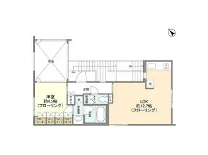 レグノ・コラージュ(1LDK/3階)の間取り写真