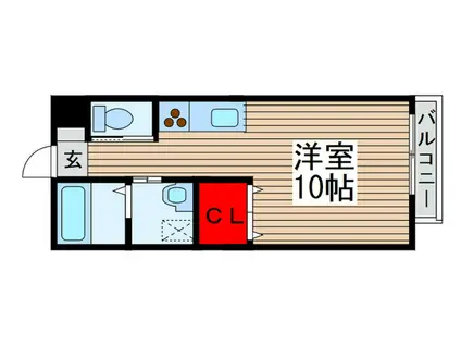 ネオファルコ(ワンルーム/2階)の間取り写真