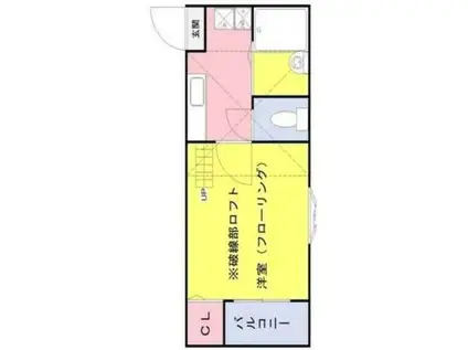 VIVRE池袋(1K/1階)の間取り写真