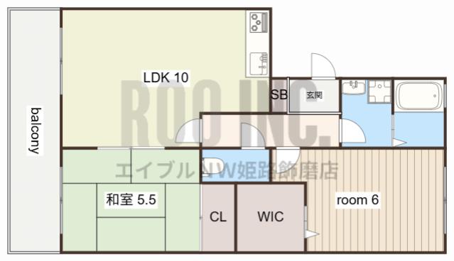 メゾンソレイユII番館(2LDK/1階)の間取り写真