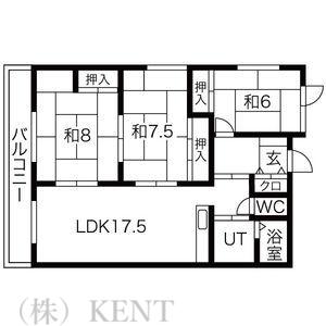メゾン札幌(3LDK/2階)の間取り写真